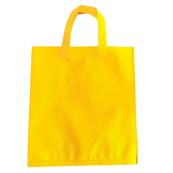 100 Sacolas com alça 32X36 Amarelas